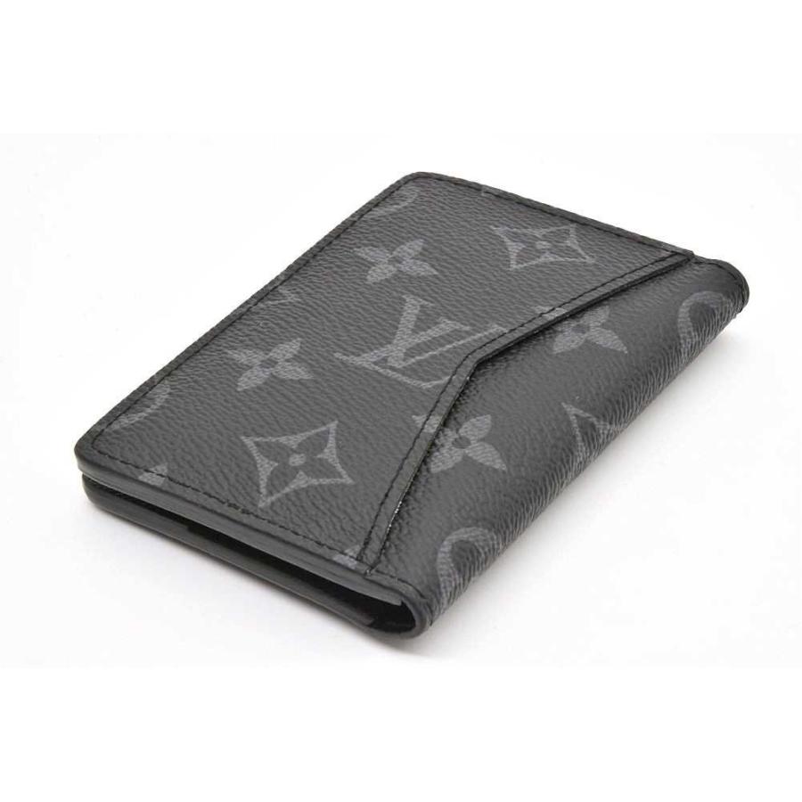 【極美品・現行】ルイヴィトン エクリプス オーガナイザードゥポッシュ 名刺入れ LOUIS VUITTON（ルイ・ヴィトン） ヴィトン モノグラム エクリプス