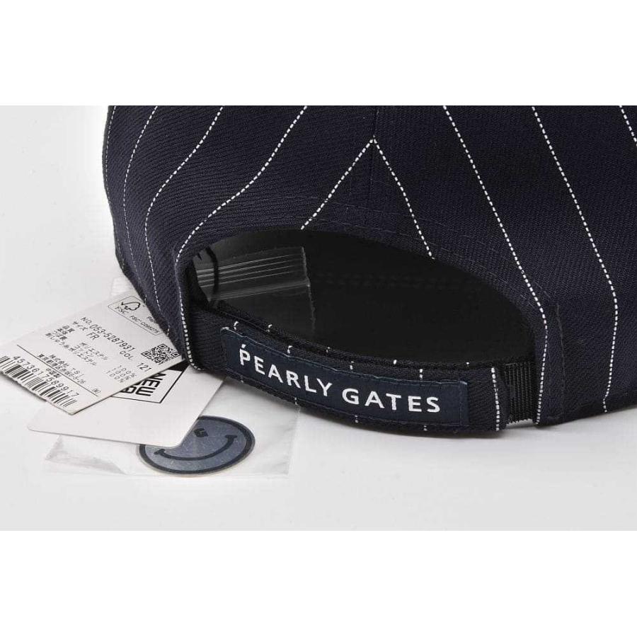 PEARLY GATES（パーリーゲイツ） ニューエラ コラボ ピンストライプ柄