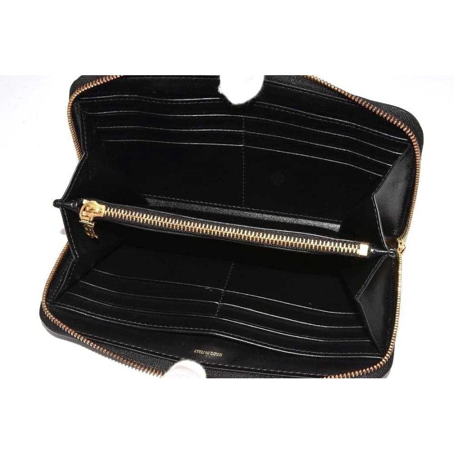 極美品✨バーバリー エルモア TBロゴ ゴールド金具 本革 レザー 長財布 BURBERRY（バーバリー） エルモア TBロゴ ラウンドファスナー長財布