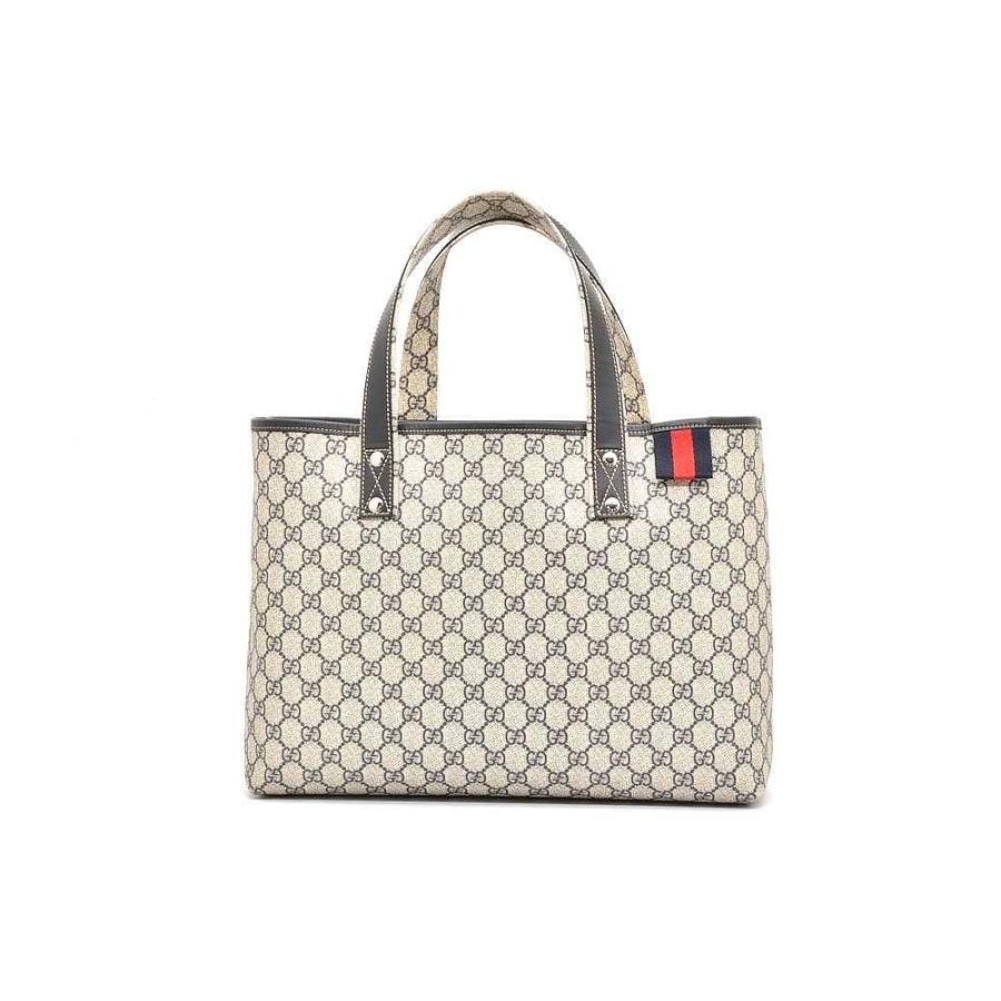 GUCCI GGスプリーム トートバッグ ネイビー GUCCI（グッチ） GGスプリーム トートバッグ ハンドバッグ ネイビー
