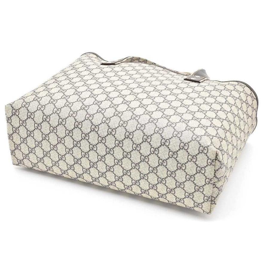 GUCCI（グッチ） GGスプリーム トートバッグ ハンドバッグ ネイビー