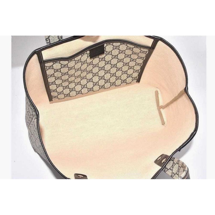 GUCCI（グッチ） GGスプリーム トートバッグ ハンドバッグ ネイビー