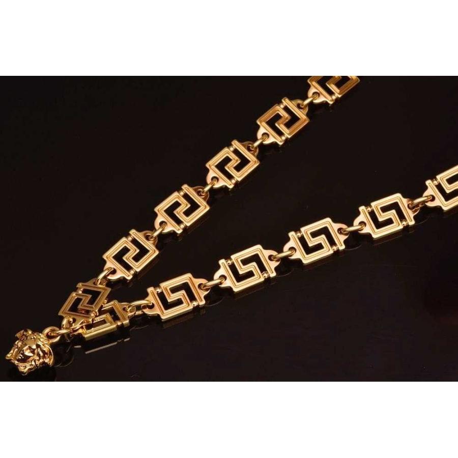 VERSACE（ヴェルサーチェ） メドューサ グレカ ネックレス GP ゴールド