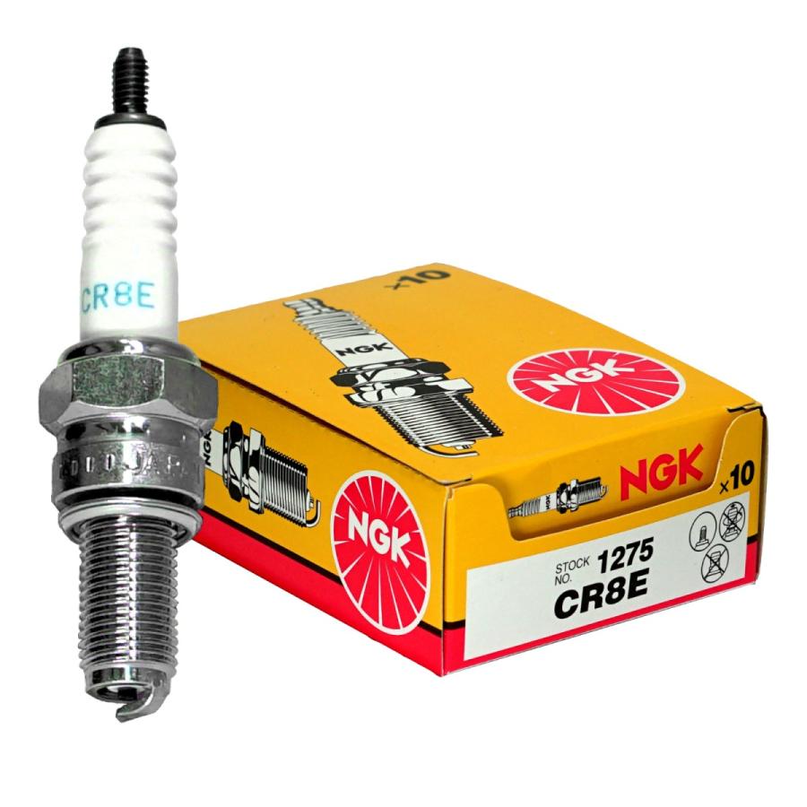 Ngk スパークプラグ Cr8e ネジ 1275 10本セット バイク プラグ 点火プラグ カタナ バンディット ギア マジェスティ Ninja 0052a Power7 通販 Yahoo ショッピング