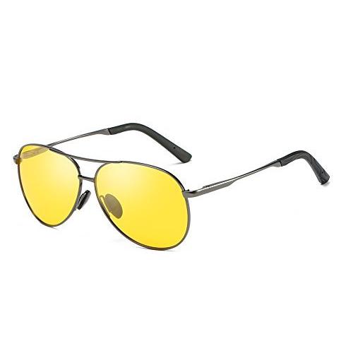 流行に Feisedy アアビエーター ナイト ドライビング メガネ アンチ グレア ナイト ビジョン アイウェア メンズ 限定製作 Lewisfamilyinsurance Com
