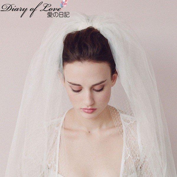 ウエディング ベール ロング丈 コーム付き ウェディング ドレスに ヴェール Love 時間指定不可 二次会 ブライダル Diary Of ベールチュール 結婚式