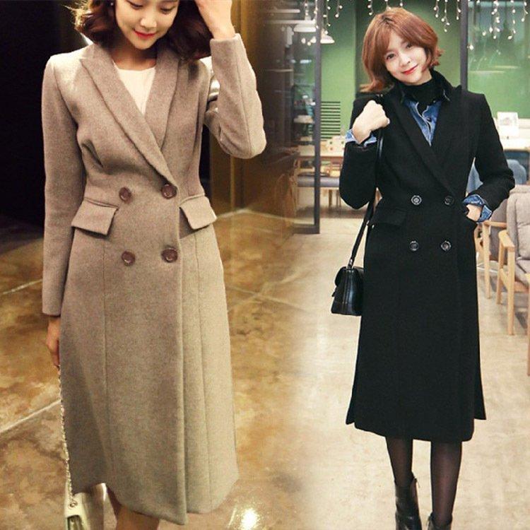 安い チェスターコート レディース 秋冬 40代 スーツコート 黒ジャケット ロング丈 ラシャコート 韓国風 アウター 通勤 着痩せ ゆったり オシャレ 上品 大流行中