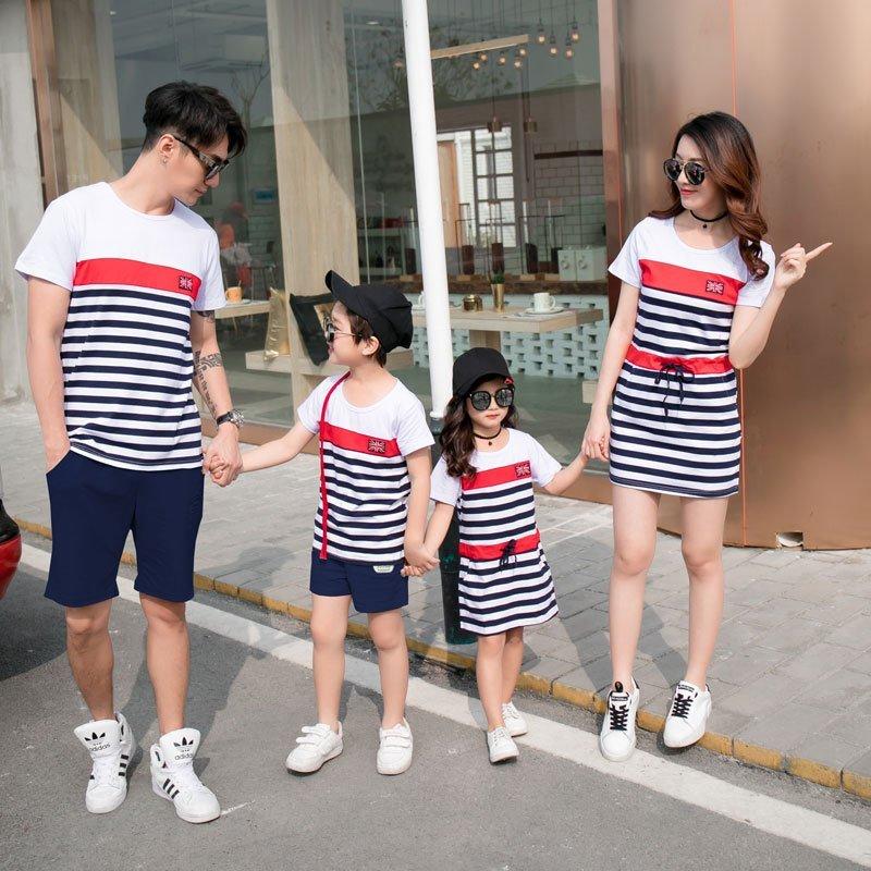 親子お揃い ワンピース ファミリーお揃い ペアルック カップル服 パパ ママとキッズお揃い ボーダー柄 半袖 Tシャツ 兄弟 姉妹お揃い 夫婦ペア Wfgcb62 山口アパレルショップ 通販 Yahoo ショッピング