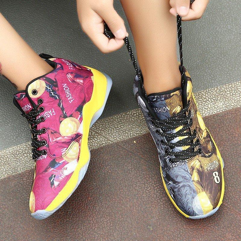 バスケットボールシューズ メンズ ハイカット スニーカー レディース 靴 スポーツシューズ 防滑 男女兼用 アウトドア 特別セーフ 衝撃 耐久 カップルお揃い