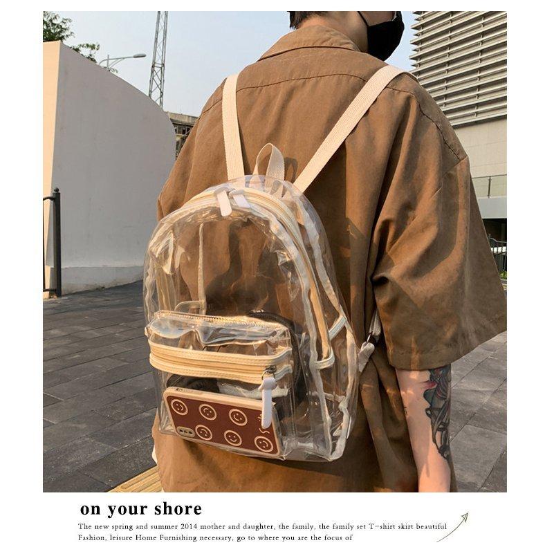 リュック クリアリュック 透明 リュックサック デイバッグ 鞄 カバン ビニールバッグ かわいい 夏 海 プール 軽量 大容量 Pvc おしゃれ シンプル 防水 撥水 旅行 Wsz1507 山口アパレルショップ 通販 Yahoo ショッピング