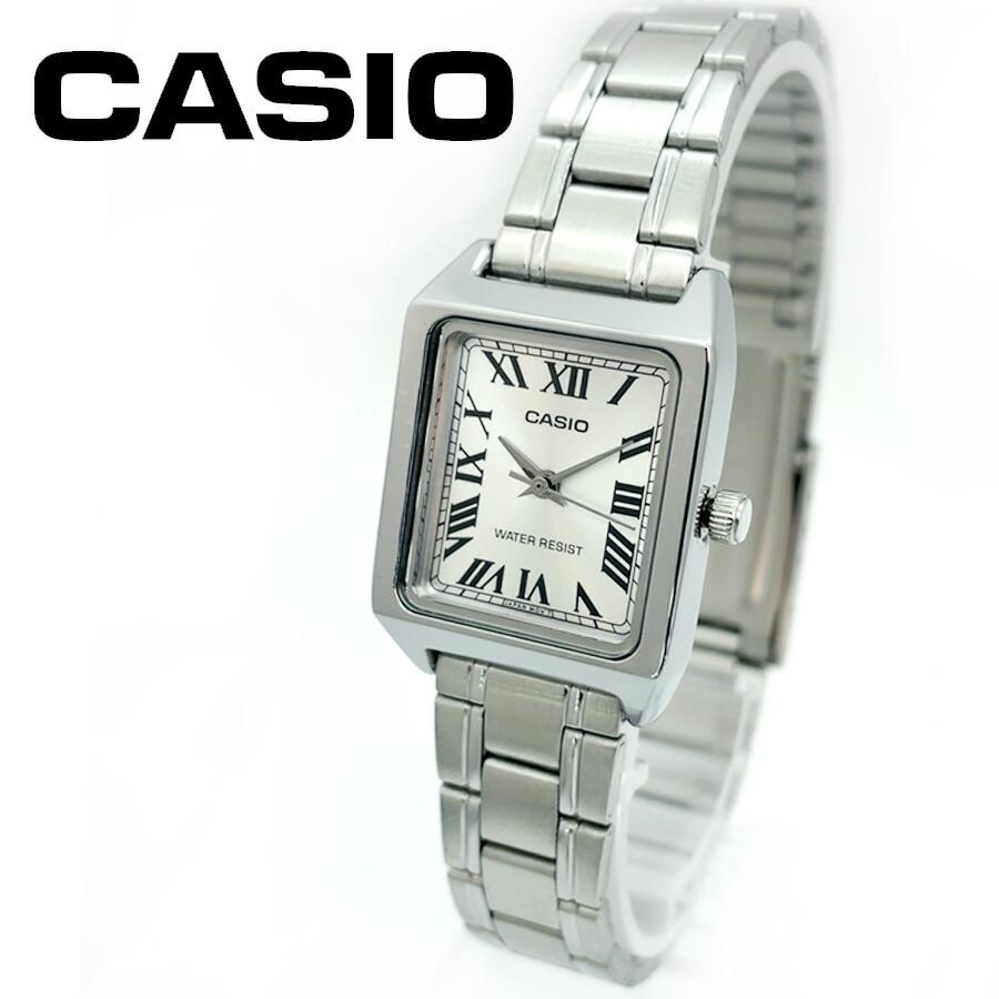 CASIO カシオ クオーツ レディース 腕時計 ltp-v007d-7b おすすめ アナログ ステンレス ベルト チプカシ プレゼント ...