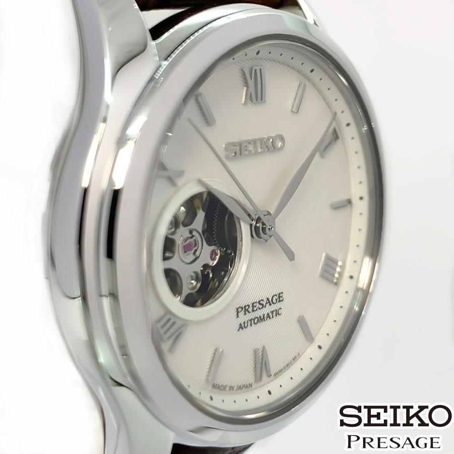 送料無料 SEIKO セイコー PRESAGE プレサージュ AUTOMATIC オートマチック メンズ 自動巻き 腕時計 ラウンド  日常生活防水（3気圧）ssa413j1