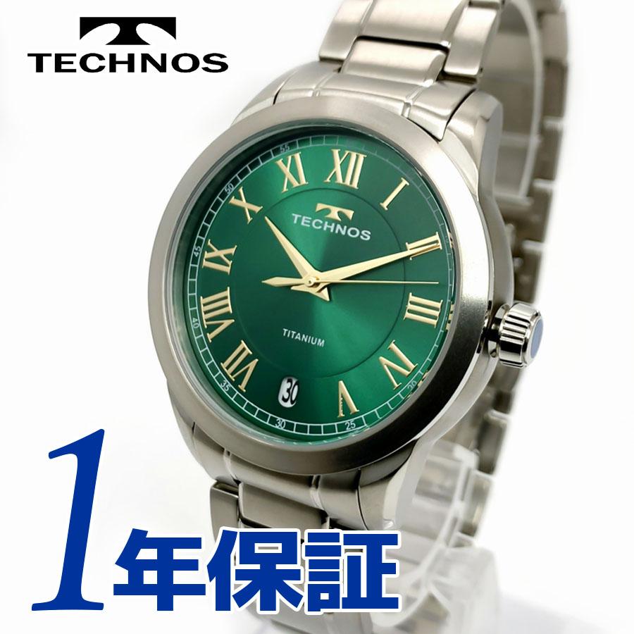 国内正規品 高級チタンベルト TECHNOS テクノス 男性用メンズ 電池式 クオーツ 39mm フェイス 腕時計 ラウンド 3気圧防水 アナログ 3針 t9b56im｜yamaguchitradhing｜02