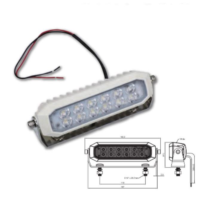 REGAR リガーマリン LED-12 SQ（9~33V（DC）） 10272 モーターボート機材、備品-アウトドア、釣り、旅行用品-プレジャーボート、ヨット