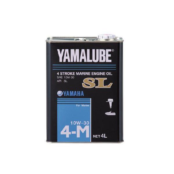 YAMALUBE 当店限定販売 ５５％以上節約 マリンオイルSL 10W-30 4L スチール缶
