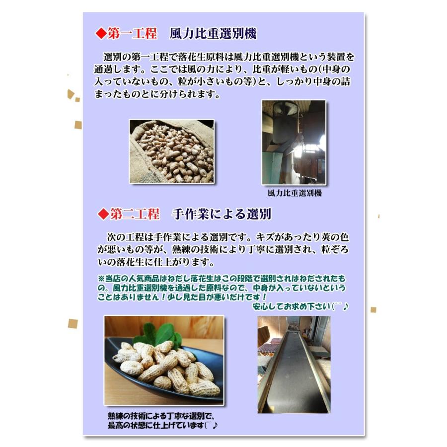 訳あり たっぷり大盛 千葉県産落花生100%使用の不揃いバタピー　260g　 (千葉半立・ナカテユタカ・Ｑなっつ) |  | 09