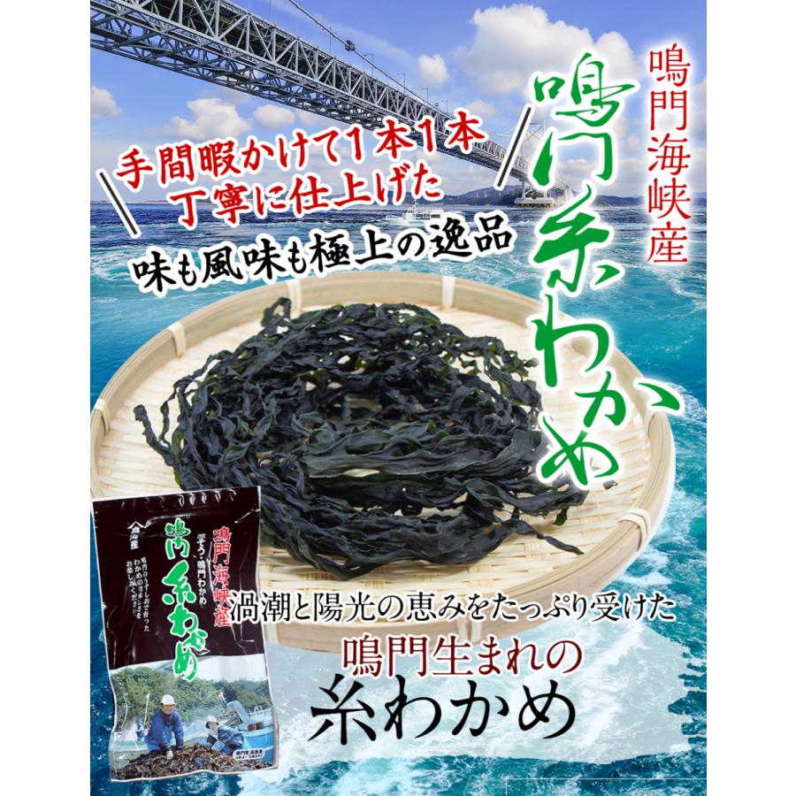山畠海産 生わかめ わかめ 乾燥わかめ 国産 糸わかめ 40g×5 鳴門海峡 鳴門わかめ 徳島 漁師が育てた鳴門海峡産 ワカメ 国産わかめ ...