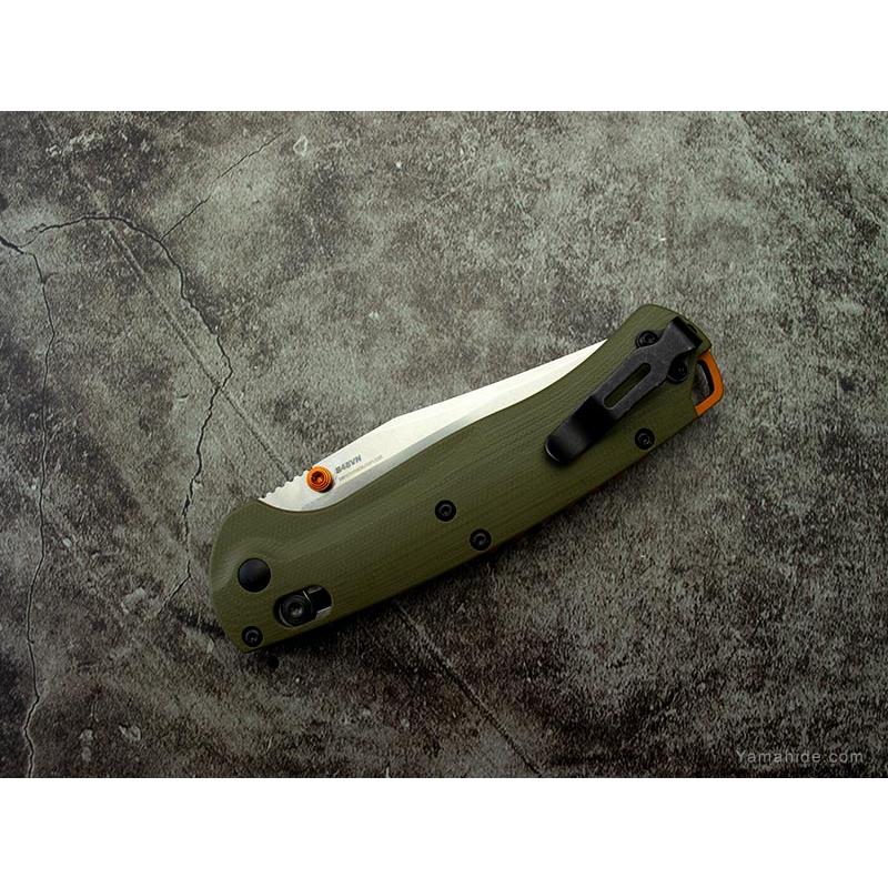 ベンチメイド 折りたたみナイフ 15536 ターゲットアウト グリーン Taggedout OD Green G10 BENCHMADE ...
