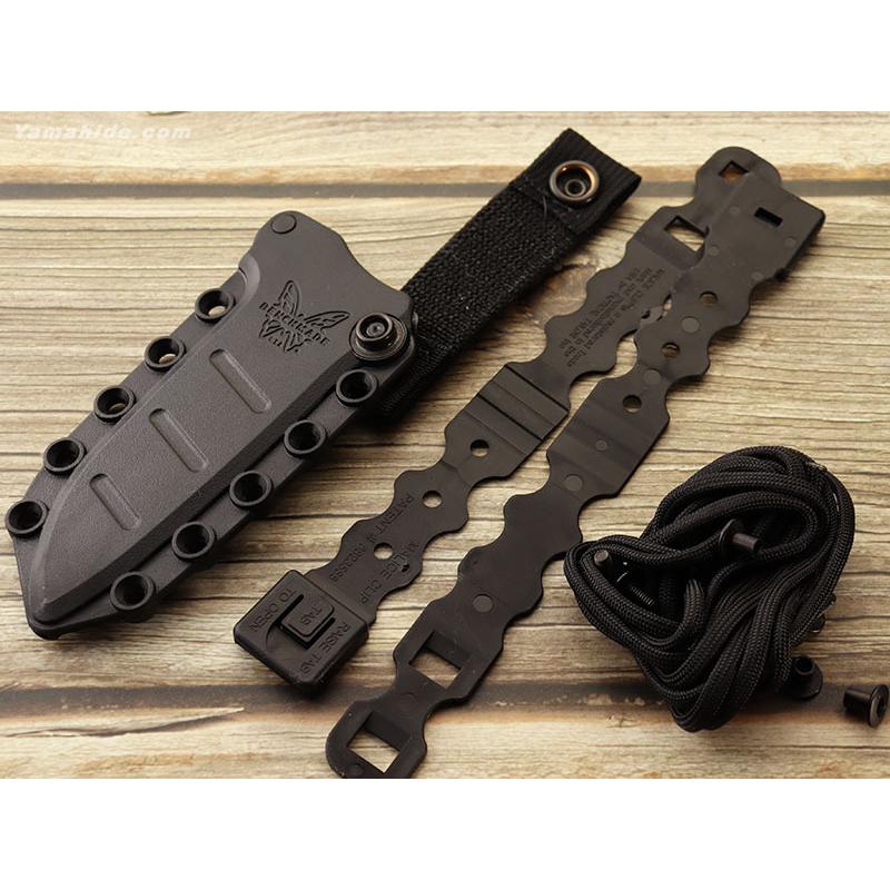 ベンチメイド 375BK-1 フィクスド アダマス ブラック シースナイフ  