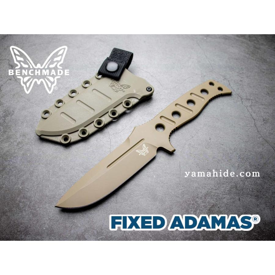 MagnaCut ベンチメイド 375FE-02 フィクスド アダマス アース シースナイフ BENCHMADE