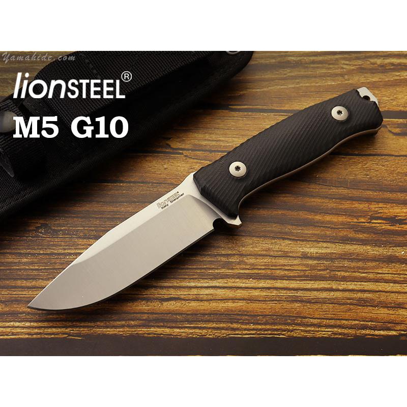 ライオンスチール 02LS018 M5 G10 ブッシュクラフトナイフ ライオンスチール 02LS018 M5 G10 ブッシュクラフトナイフ