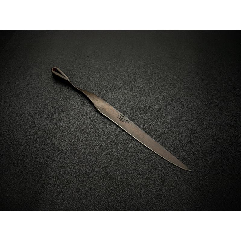 刀匠 高羽弘宗 作 紙刀 山 箱付き Swordsmith Takaba's Paper Knife