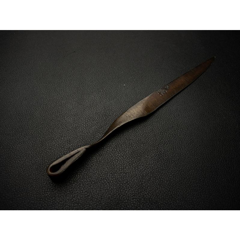 刀匠 高羽弘宗 作 紙刀 山 箱付き Swordsmith Takaba's Paper Knife