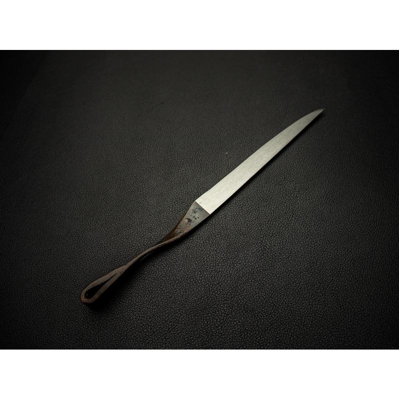 刀匠 高羽弘宗 作 紙刀 山 箱付き Swordsmith Takaba's Paper Knife