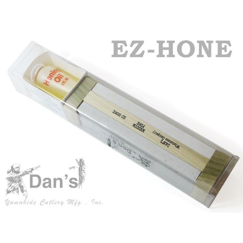 DAN´S/ダンズ #EZH-6MF-O アーカンサス天然砥石 EZ-HONE　砥石2本 オイルセット