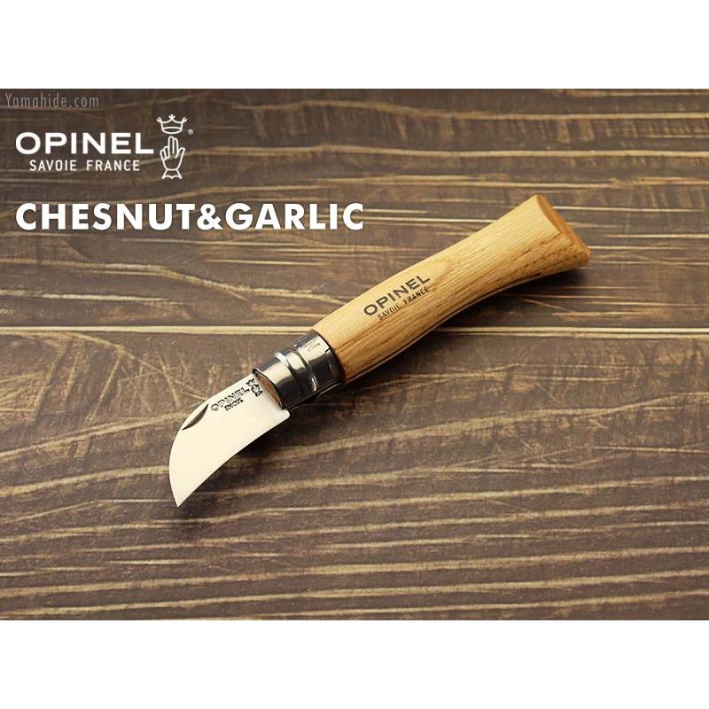 オピネル 41582 No7 チェスナッツ＆ガーリック 折り畳みナイフ OPINEL