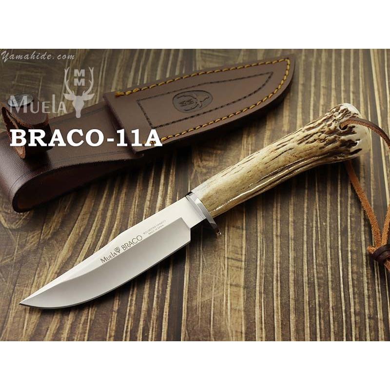 ムエラ BRACO-11A ブラコ 110mm スタッグハンドル シースナイフ : 世界