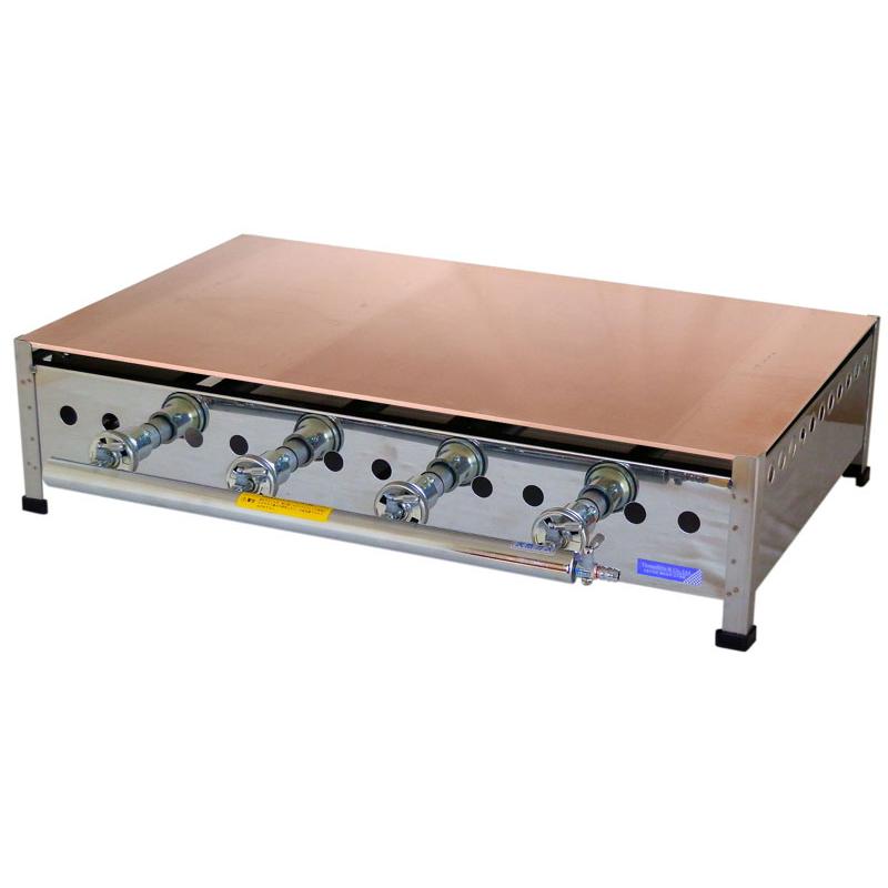 要 納期確認） LPガス用 P-75(トユ無し)（ガスパンケーキ焼き器）山下