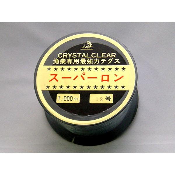 スーパーロン 12号 1000m 漁業専用 ボビン巻き 長尺テグス : 山和
