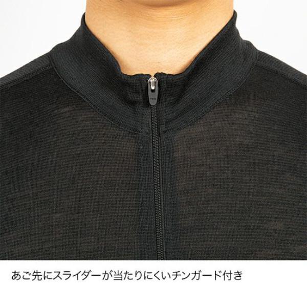 finetrack(ファイントラック) Mｓメリノスピンライトジップネック/PN/S FUM0722 長袖シャツ トップス アウトドアウェア　Tシャツ｜yamakei02｜02
