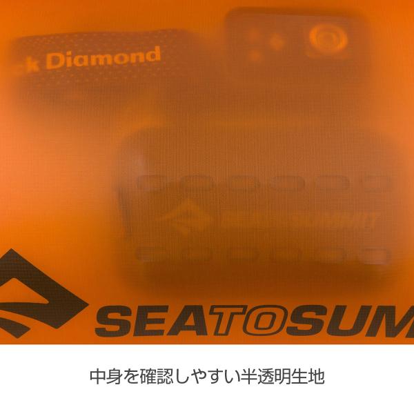 SEA TO SUMMIT(シートゥーサミット) ウルトラシルナノ ドライサック/オレンジ/20L ST83006 ドライバッグ バッグ トートバッグ アウトドア　ドライバッグ｜yamakei02｜04