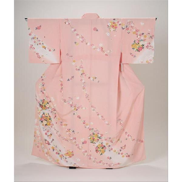 訪問着 正絹 仕立て上がり Osikiri Moe 着物 単品 ピンク 結婚式 入学式 入園式 卒業式 卒園式 袷 すぐに着られる 礼装 フォーマル 女性 レディース |  | 01