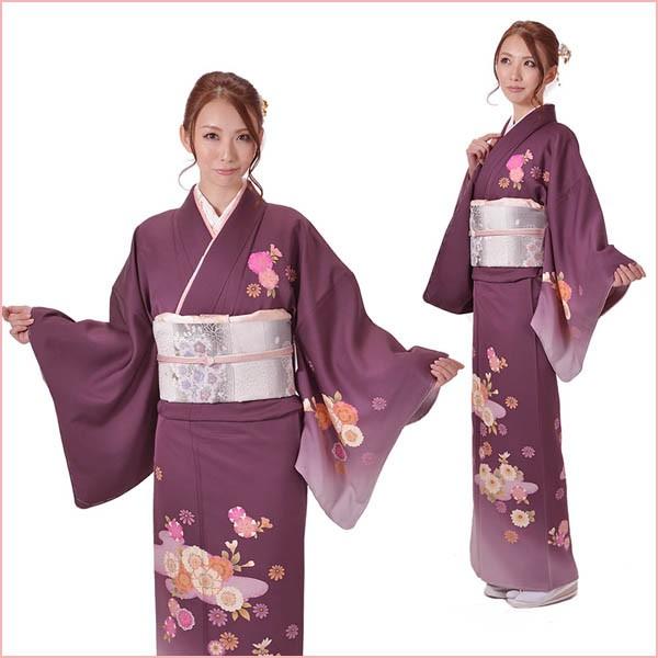 訪問着 正絹 仕立て上がり Osikiri Moe 着物 単品 紫 結婚式 入学式 入園式 卒業式 卒園式 袷 すぐに着られる 礼装 フォーマル 女性 レディース |  | 03