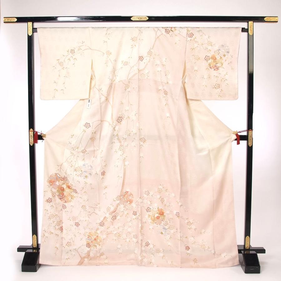 訪問着 単品 レディース 着物 仕立て上がり 正絹 袷 裏付き Lサイズ 春 秋 冬 古典 礼装 結婚式 披露宴 入学式 卒業式 結納 お茶席 七五三 ピンク |  | 02