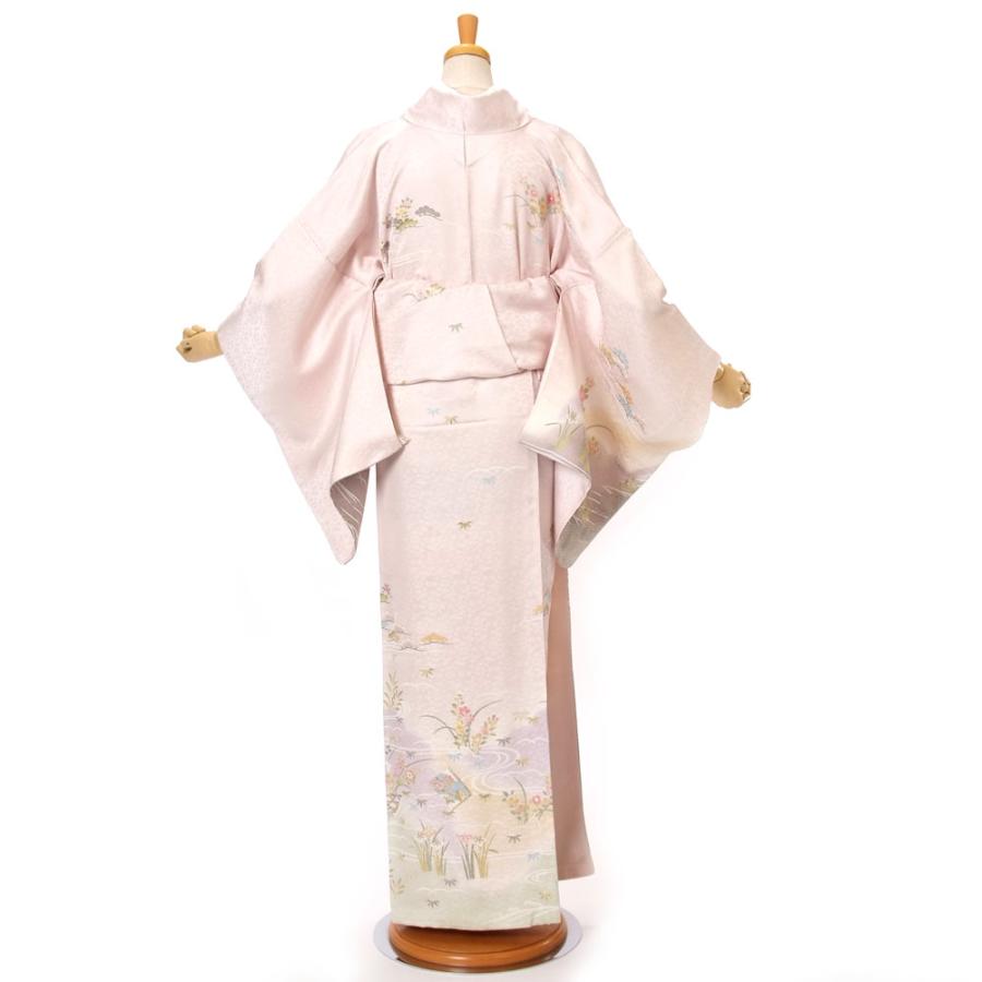 訪問着 単品 レディース 着物 仕立て上がり 正絹 袷 裏付き Mサイズ 春 秋 冬 古典 礼装 結婚式 披露宴 入学式 卒業式 結納 お茶席 七五三 薄紫 ピンク |  | 10