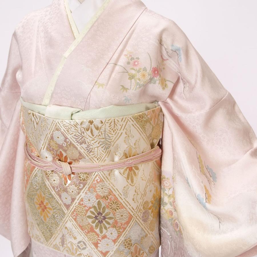 訪問着 単品 レディース 着物 仕立て上がり 正絹 袷 裏付き Mサイズ 春 秋 冬 古典 礼装 結婚式 披露宴 入学式 卒業式 結納 お茶席 七五三 薄紫 ピンク |  | 03