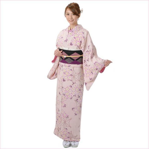 【新品未使用】正絹 長着 小紋 風景文様 着物 kansai yamamoto（カンサイ ヤマモト） 小紋 着物 正絹 仕立て上がり