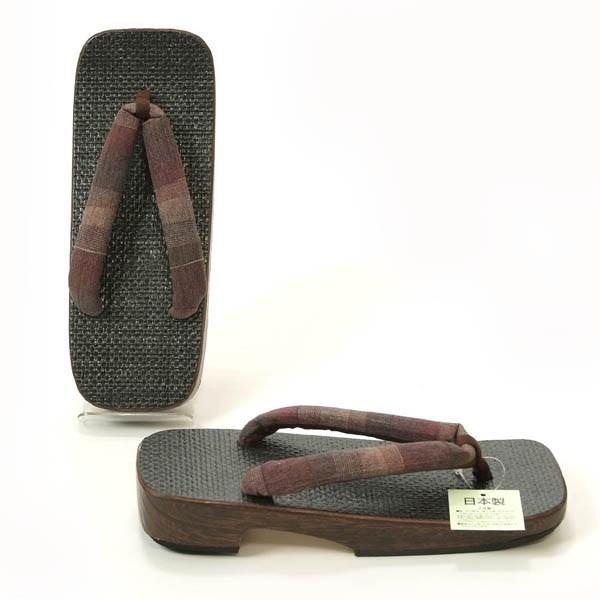 紳士 下駄 Lサイズ 網代 桐 太め鼻緒 歩きやすい 日本製 ギフト プレゼント 父の日ギフトにも | 