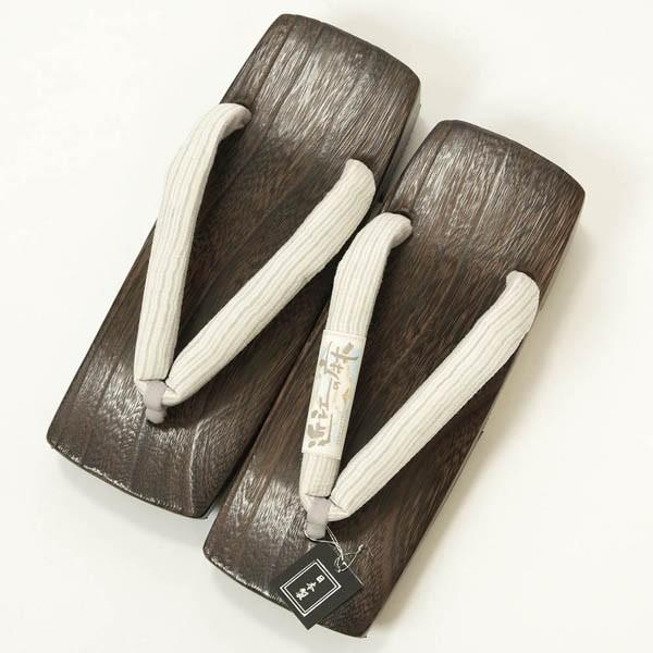 紳士 下駄 Lサイズ 桐 近江麻太め鼻緒 歩きやすい 日本製 ギフト プレゼント 父の日ギフトにも |  | 02