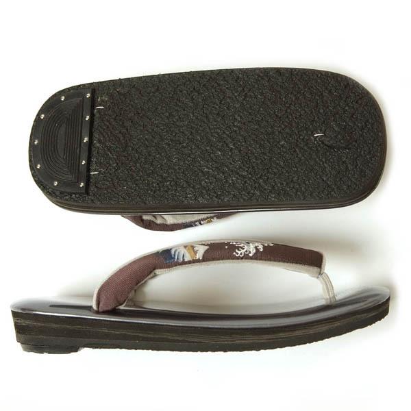 雪駄 メンズ 男 紳士 Lサイズ EVA台 正絹鼻緒 日本製 きもの山喜オリジナル 履きやすくて歩きやすい フォーマル カジュアル |  | 01