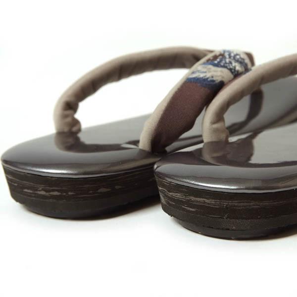 雪駄 メンズ 男 紳士 Lサイズ EVA台 正絹鼻緒 日本製 きもの山喜オリジナル 履きやすくて歩きやすい フォーマル カジュアル |  | 02