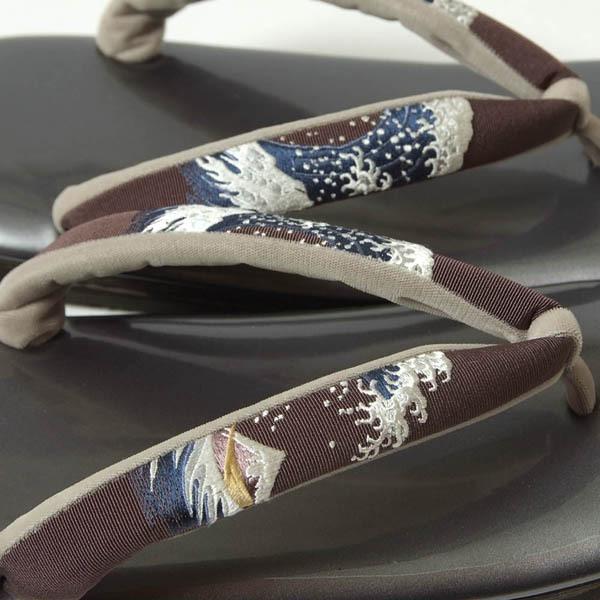 雪駄 メンズ 男 紳士 Lサイズ EVA台 正絹鼻緒 日本製 きもの山喜オリジナル 履きやすくて歩きやすい フォーマル カジュアル |  | 03