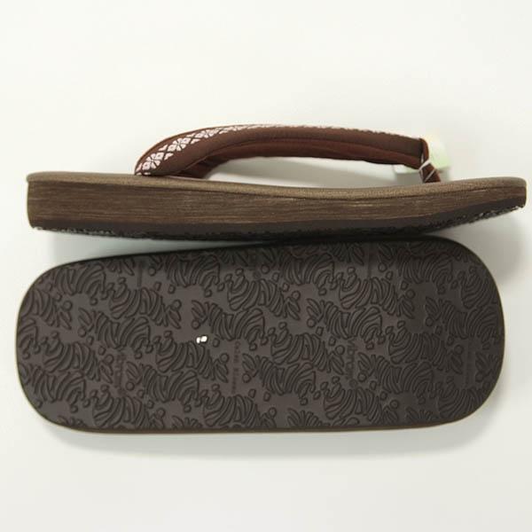 雪駄 メンズ Lサイズ カレンブロッソ 菱屋謹製 Caien Blosso 正絹博多織鼻緒 日本製 履きやすくて歩きやすい カフェ草履 茶 |  | 01