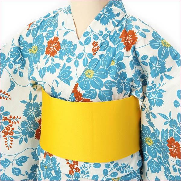 浴衣 女性 ゆかた 3点セット 日本製コットン使用 東洋紡生地 コールドチェンジ使用_1