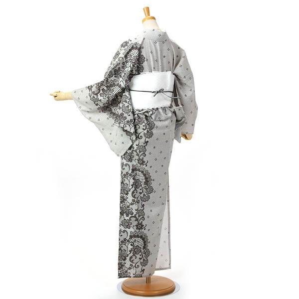 浴衣 レディース 撫松庵 ブランド 単品 東レ セオ アルファ さらっと