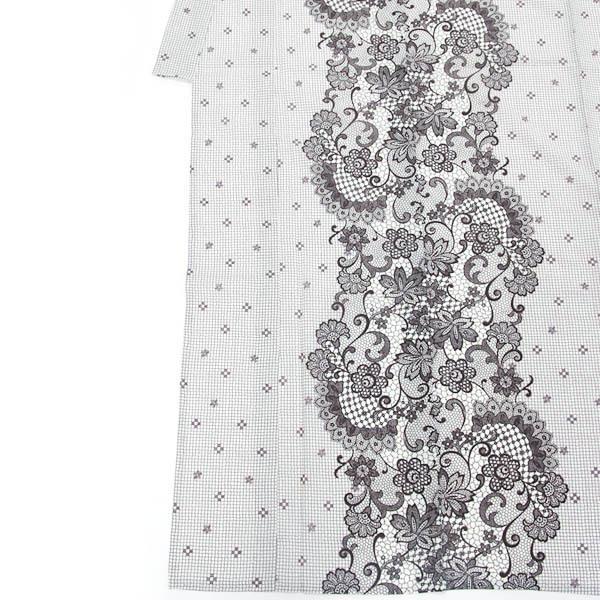 浴衣 レディース 撫松庵 ブランド 単品 東レ セオ アルファ さらっと